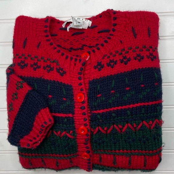 Michelle Stuart Studio Vintage Hand Knit Sweater - Picture 6 of 7